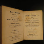 1847 1ed Das Kloster Scheible Occult Fairy Tales Superstitions PAGAN Calendar