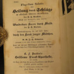 1847 1ed Das Kloster Scheible Occult Fairy Tales Superstitions PAGAN Calendar