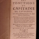 1669 Cavalry Captain Duties French Military WAR Brigadiers Horses Birac