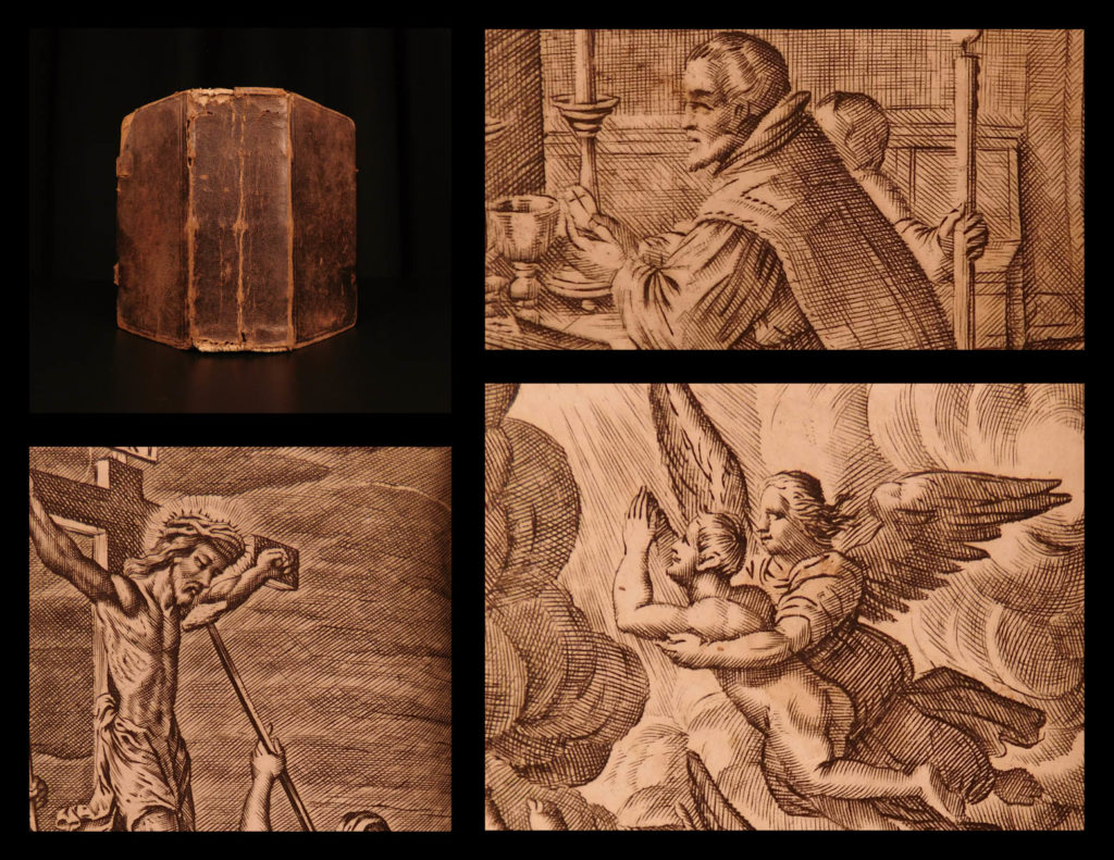 1691 german nakatenus bible art emblems book coeleste palmetum psalms prayers | <em>wilhelm nakatenus was a 17<sup>th</sup>-century liturgical author from germany. While his devotionals and liturgies are not as well-known today as those of other clergymen, his ‘coeleste palmetum’ thoroughly represents devotionals written in 17<sup>th</sup>-century germany. This book includes psalms, meditations, scripture interpretations, litanies, and instructions on moral living. The liturgical text is supplemented with <strong>32 impressive full-page engravings. </strong></em>