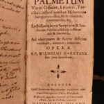 1691 German Nakatenus Bible ART Emblems Book Coeleste Palmetum Psalms Prayers