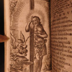 1691 German Nakatenus Bible ART Emblems Book Coeleste Palmetum Psalms Prayers