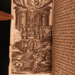 1691 German Nakatenus Bible ART Emblems Book Coeleste Palmetum Psalms Prayers