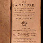 1791 Bernardin Saint-Pierre Etudes of Nature Paul & Virginia Illustrated Botany