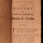 1693 1ed Life Louis of Bourbon Prince of Conde Huguenot v Catholic France Coste