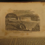 1844 Picturesque Tourist New York Canada New England Steamboat Illustrated MAPS