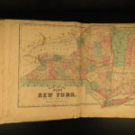 1873 ATLAS Steuben County New York ENORMOUS Color City MAPS Corning Prattsburgh