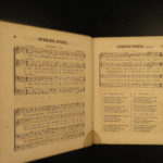 1864 Masonic Choir Sheet Music Hymns Quartet Freemasonry Civil War Military