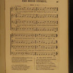 1864 Masonic Choir Sheet Music Hymns Quartet Freemasonry Civil War Military