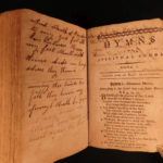 1794 Early American POCKET Bible Psalms & Hymns Isaac Watts Joel Barlow RARE