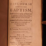 1667 Simon Patrick Mensa Mystica Eucharist Baptism Aqua Genitalis England 2in1