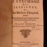 1677 Etienne Pasquier on Jesuit Catechism anti-Catholic Doctrine Mystery French