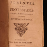 1686 1ed Huguenot Persecution Jean Claude French Protestants Wars of Religion