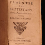 1686 Huguenot Persecution 1ed Jean Claude French Protestants Wars of Religion