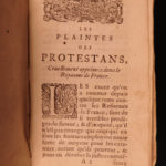 1686 Huguenot Persecution 1ed Jean Claude French Protestants Wars of Religion