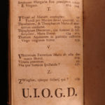 1749 CICERO Marianus Rome Political Philosophy Rhetoric Balthasar Provenance