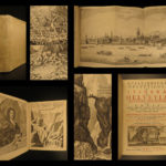 1723 SWISS ALPS Voyages Illustrated Switzerland Zurich Bern Travel Scheuchzer