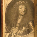 1668 History of FRANCE Mezeray Clovis Pharamond Legends St Louis IX Portraits 3v