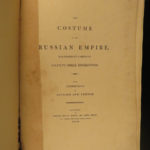 1803 1ed RARE Costumes of Russian Empire Illustrated Scandinavia Russia Finland