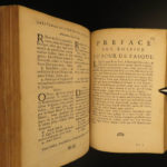 1723 FANFARE BINDING Holy Week Breviary Missal Catholic Church Illustrated ART