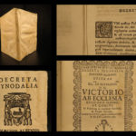 1681 Synod of Diocese of Alba ITALY Decrees Catholic Church Turin Saluzzo