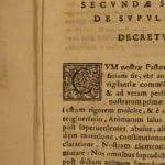 1681 Synod of Diocese of Alba ITALY Decrees Catholic Church Turin Saluzzo