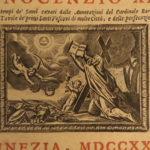 1724 Catholic Martyrology Saints Pope Gregory XIII Martyrs Italian Venice Vellum