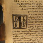 1553 Crescenzi Agriculture HERBAL Botany Hunting Italian Wine Ruralia Commoda