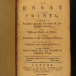 1768 1ed ART Gilpin Essay Upon Prints Rembrandt Poussin Antique Collecting Guide
