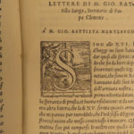 1554 RARE Italian Letters Bernardo Tasso Annibal Caro Tolomei Gonzaga Atanagi