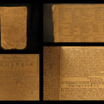 1768 1ed Colonial Americana Almanac Fletcher Massachusetts Bay Charter Plymouth