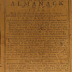 1768 Colonial Americana 1ed Almanac Fletcher Massachusetts Bay Charter Plymouth