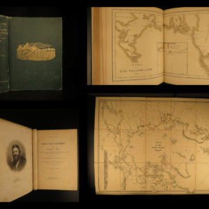1879 1ed Arctic Expedition Hall Nourse Franklin Voyage Eskimo Illustrated MAP