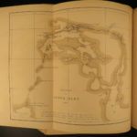 1879 1ed Arctic Expedition Hall Nourse Franklin Voyage Eskimo Illustrated MAP