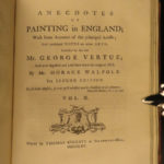 1765 Anecdotes Painting in England FAMOUS ART 113 Full-Page Portraits 5v Walpole