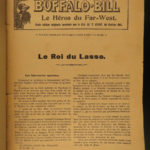 1910 Stories of Buffalo Bill Cody Wild West Americana Texas INDIANS French 9v