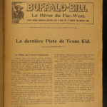 1910 Stories of Buffalo Bill Cody Wild West Americana Texas INDIANS French 9v