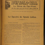 1910 Stories of Buffalo Bill Cody Wild West Americana Texas INDIANS French 9v