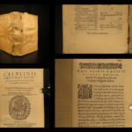 1588 Pliny the Younger 1st ed Epistles Panegyricus Vesuvius ROME Early Church