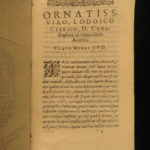1588 Pliny the Younger 1st ed Epistles Panegyricus Vesuvius ROME Early Church