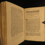 1588 Pliny the Younger 1st ed Epistles Panegyricus Vesuvius ROME Early Church