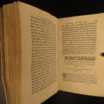 1588 Pliny the Younger 1st ed Epistles Panegyricus Vesuvius ROME Early Church