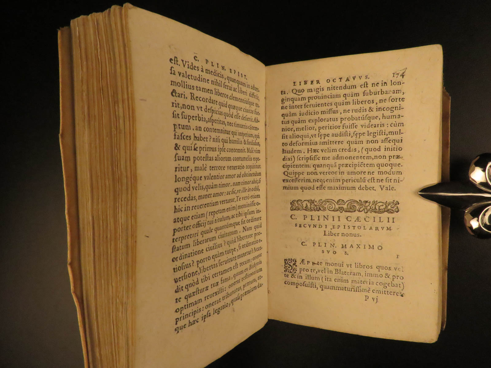 1588 1st ed Pliny the Younger Epistles Panegyricus Vesuvius ROME Early