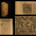 1656 FAMOUS Calepino Dictionary 9 Language Lexicon Gallic Hebrew Greek ENGLISH +