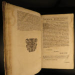 1656 FAMOUS Calepino Dictionary 9 Language Lexicon Gallic Hebrew Greek ENGLISH +