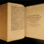 1656 FAMOUS Calepino Dictionary 9 Language Lexicon Gallic Hebrew Greek ENGLISH +