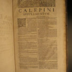 1656 FAMOUS Calepino Dictionary 9 Language Lexicon Gallic Hebrew Greek ENGLISH +