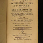 1772 World Superstitions & Customs Japan Florida Hottentot Cortez Egypt Orville