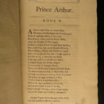 1695 Prince Arthur by Blackmore King Arthur FOLIO Glorious Revolution William III