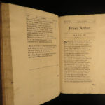 1695 Prince Arthur by Blackmore King Arthur FOLIO Glorious Revolution William III